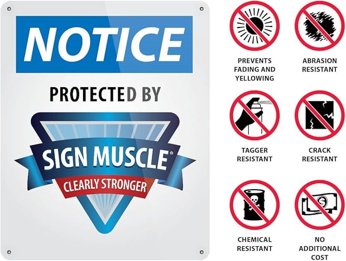 Custom OSHA Style Warning Sign 7" x 10" Plastic Sign, Customizable "Your Text Here", by AccuformNMC Made in USA