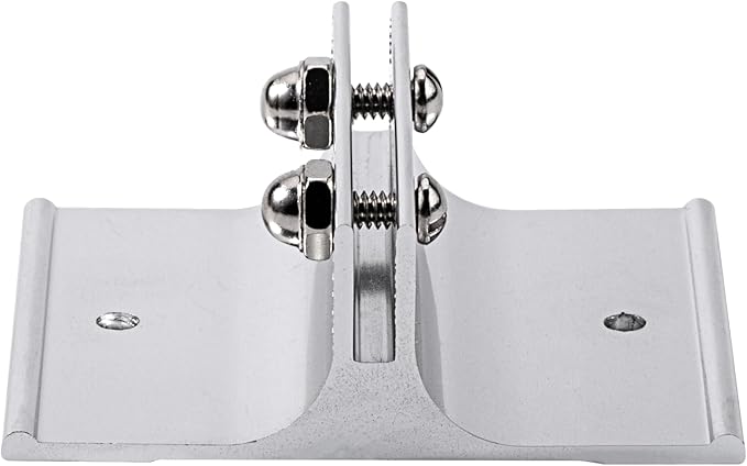 SINKAA Aluminum Corridor Sign Holder, 10 Pack Direct Sign Mount Bracket, Design for Restroom, Conference Room Classic Silver Signs - 2" Length, 1/8" Substrate - Easy to Install