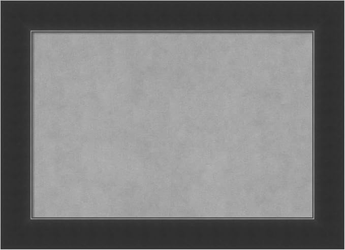 Amanti Art Black Framed Magnetic Board 21x29 Medium Vision Board for use with Magnets, 100% Metal Sheet to Display Items as Office Decor or for Home Organization in mudroom, Kitchen or Kids Room