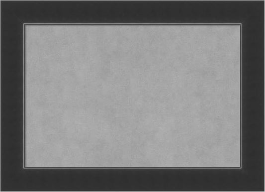 Amanti Art Black Framed Magnetic Board 21x29 Medium Vision Board for use with Magnets, 100% Metal Sheet to Display Items as Office Decor or for Home Organization in mudroom, Kitchen or Kids Room