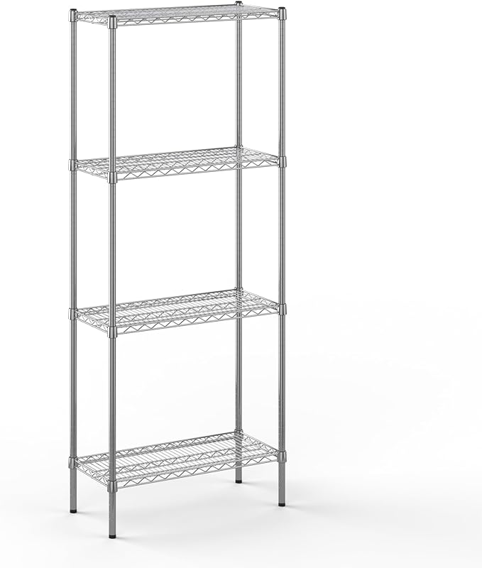 Regal Altair 14" Deep x 30" Wide x 74" Height Wire Shelving Kit | 4-Tier | NSF Commercial Storage Rack Unit
