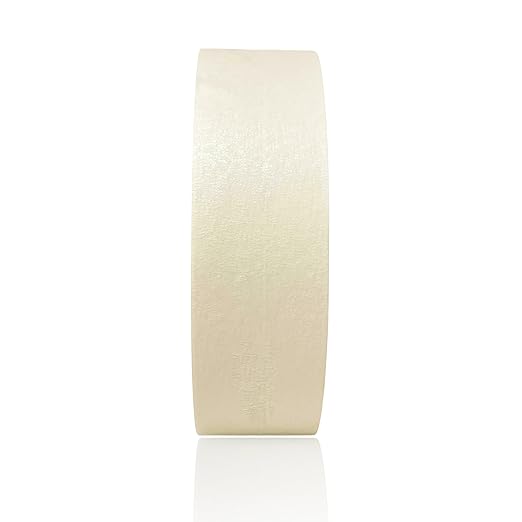 MCOTOP Wide Masking Tape (0.79In x 55YD x 2 Rolls -Beige White), 330FT Total, Strong Adhesive, for Home, Office, School Stationery, Painting, Labeling, DIY Crafts Arts Use,General Purpose Tape