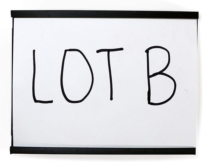 SmartSign (10-Pack) Magnetic C Channel Card Label Holders - 3" x 4" Metal Racks and Shelf Label Holders with Paper Inserts