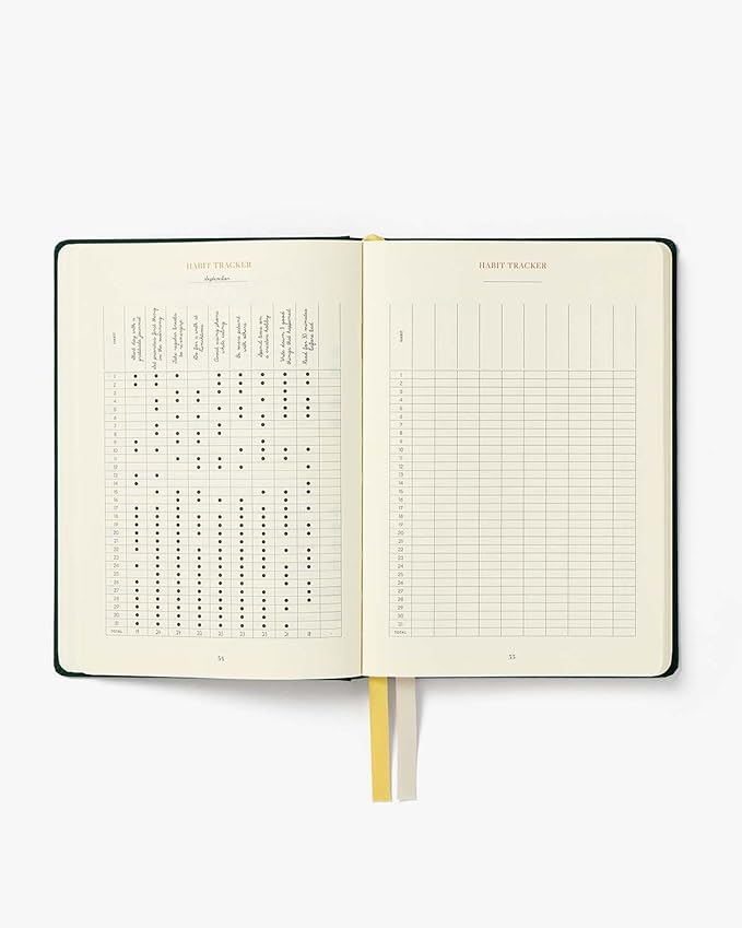 Intelligent Change - 3-Month Productivity Planner, Productivity Tools for Time-Management and Mindfulness, Daily To-Do List, A5 Undated Quarterly Planner (Green)