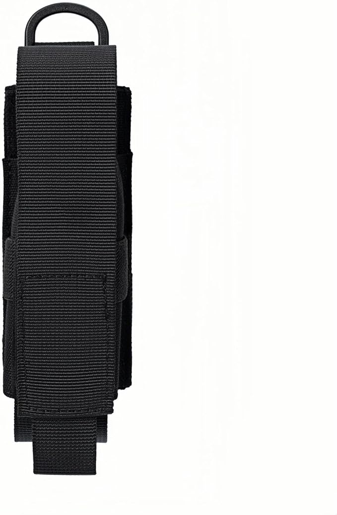 Tactical Flashlight Holster MOLLE Torch Holder MK4 OC/Mace Pepper Spray Canister Carrier EDC Flash Light Pouch Multitool Case with Strap&Snap Clip for Duty/Combat Belt Backpack Vest Chest Rig