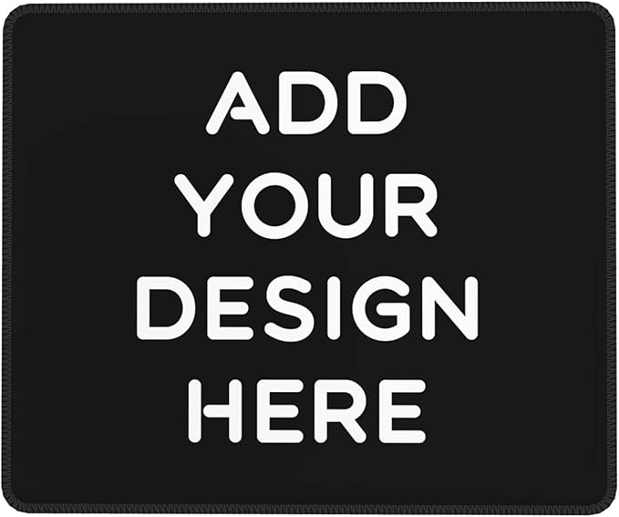 OHORTEB Custom Mouse Pad with Photo, Personalized Image Text Laptop Desk Mat, Customized Non-Slip Waterproof Desk Writing Pad for Office Home (Custom, 10in x 12in)