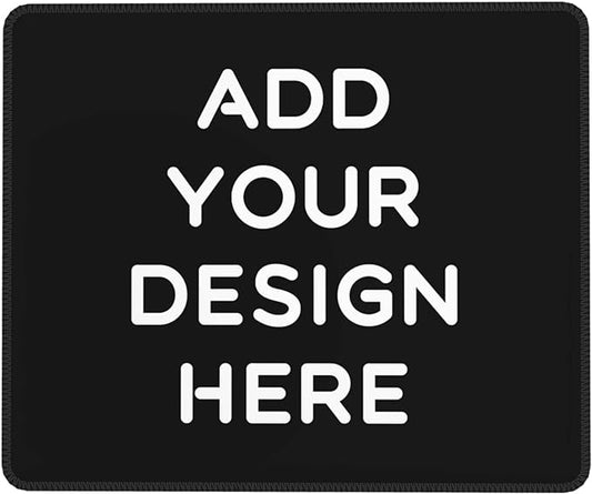OHORTEB Custom Mouse Pad with Photo, Personalized Image Text Laptop Desk Mat, Customized Non-Slip Waterproof Desk Writing Pad for Office Home (Custom, 8.3in x 10.3in)
