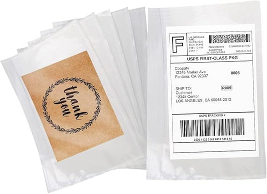 Coopaty Packing List Envelopes 7.5"x5.5" Pouches Invoice Enclosed Adhesive Bags (1000 Pack)