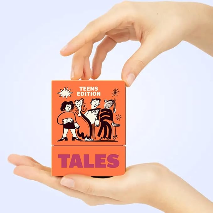 TALES Conversation Cards, Teens Edition 150 Count, Fun Family Games for Teens, Perfect for Dinners, Road Trips, Classrooms & Game Nights, Gifts & Gatherings, Conversation Starters to Spark Creativity