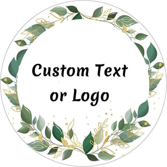JOVELLO Personalized Custom Stickers - 60-1000 PCS Circle Custom Labels for Business, Logo, Office, Parties, etc(Labels Stickers-20)