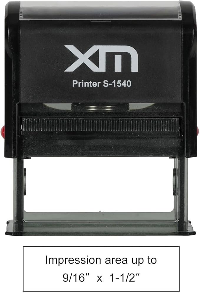 Laoife Custom Stamp Self Inking - 4-Line Personalized Address Stamps | US-Made Return Address Labels | Replaceable Ink & Multi-Scene Use, Small