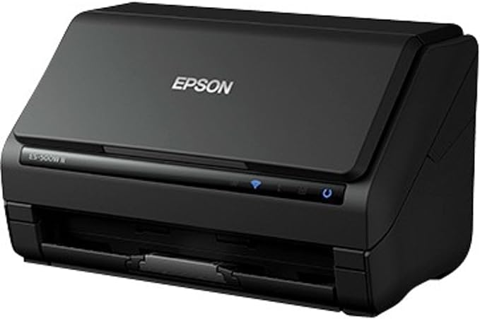 Epson Workforce ES-500W II Wireless Color Duplex Desktop Document Scanner for PCand Mac with Auto Feeder (ADF), Scan from Smartphone or Tablet