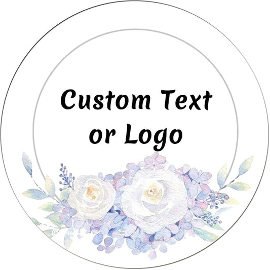 JOVELLO Personalized Custom Stickers - 60-1000 PCS Circle Custom Labels for Business, Logo, Office, Parties, etc (Labels Stickers-8)