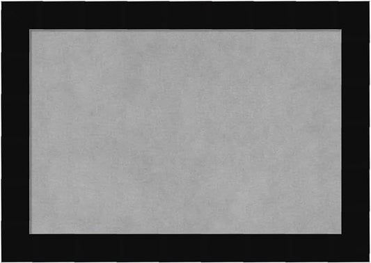 Amanti Art Black Framed Magnetic Board 15x21 Small Vision Board for use with Magnets, 100% Metal Sheet to Display Items as Office Decor or for Home Organization in mudroom, Kitchen or Kids Room