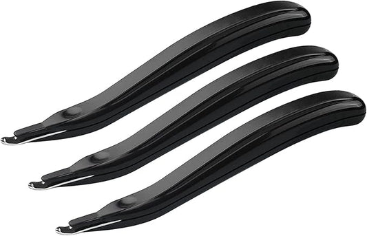 ZZTX 3 PCS Professional Magnetic Staple Remover Puller Staples Remover Staple Removal Tool for School Office Home Black
