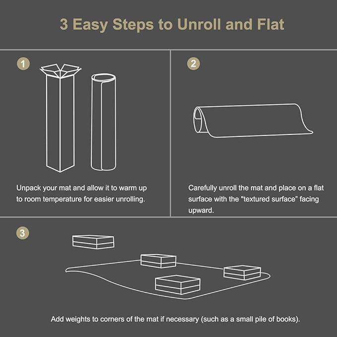 Kuyal Clear Chair Mat, Hard Floor Use, 48" X 59" Transparent Office Home Floor Protector mat Chairmats (48" X 59" Rectangle)
