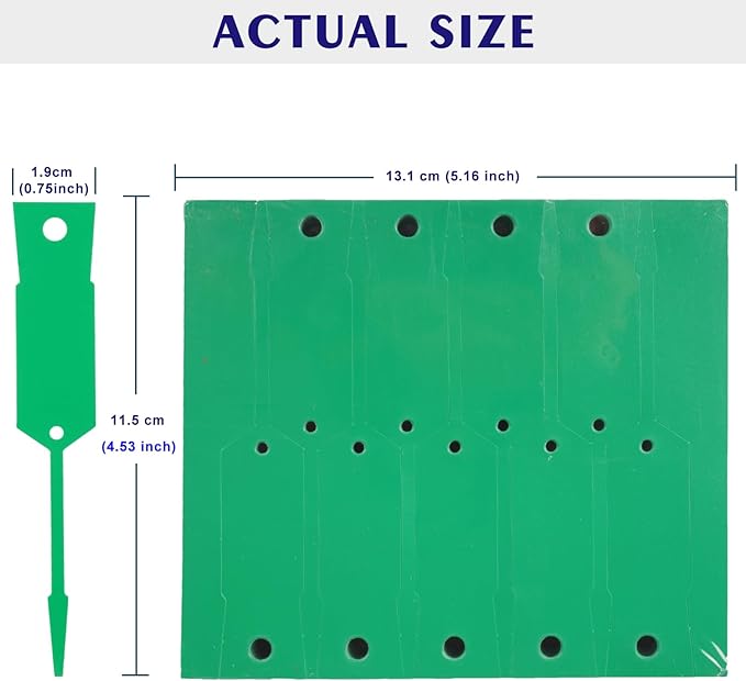 Self Locking Arrow Key Tags 1,000 Pcs (Green) - Size 4 1/2" x 3/4" Plastic Car Key Labels Arrow ID Tags | Key Identification Tags Self Lock for Car Dealer Supplies, Office Automotive Shops