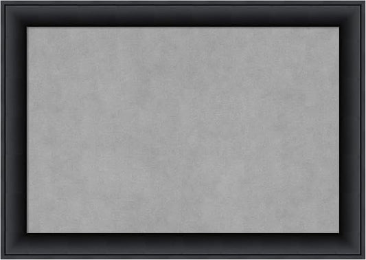 Amanti Art Black Framed Magnetic Board 19x27 Medium Vision Board for use with Magnets, 100% Metal Sheet to Display Items as Office Decor or for Home Organization in mudroom, Kitchen or Kids Room