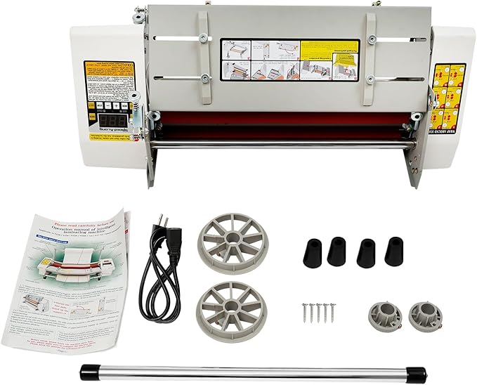20.28" Laminator Machine,Hot&Cold Roller Laminating Machine,Single/Dual Sided Laminating Machines with Digital Display and Adjustable Roller Gap for Office Studio Documents Photos Cards
