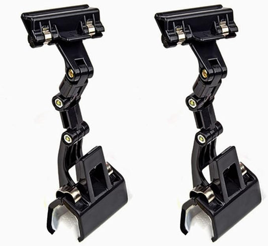 Adjustable Document Holder for Typing, Rotatable Paper Copy Holder Clip,Handy Artist Supplies Clamp,Computer Typing Proofing Folder.(2 Packs)