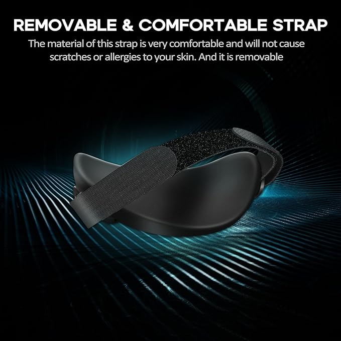 JIKIOU Advanced Ergonomic Right-Handed Gaming Wrist Rest for Mouse 2 Pack, Carpal Tunnel Support, Pain Relief, Anti-Fatigue, Easy Glide, Office Computer Laptop Gaming Black