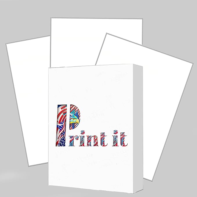 Print It - Vellum Bristol Colored Cardstock Cover Paper, 67 Lb, 8.5" X 11”, Heavyweight Colored Cardstock for Crafts, School, Invitations, And Office Use - Decoration Drawing 250/Case-Britewhite