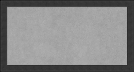 Amanti Art Black Framed Magnetic Board 14x26 Small Vision Board for use with Magnets, 100% Metal Sheet to Display Items as Office Decor or for Home Organization in mudroom, Kitchen or Kids Room