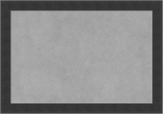 Amanti Art Black Framed Magnetic Board 14x20 Small Vision Board for use with Magnets, 100% Metal Sheet to Display Items as Office Decor or for Home Organization in mudroom, Kitchen or Kids Room