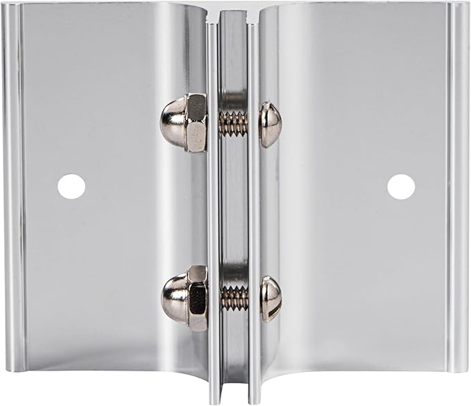 SINKAA Aluminum Corridor Sign Holder, 10 Pack Direct Sign Mount Bracket, Design for Restroom, Conference Room Classic Silver Signs - 2" Length, 1/8" Substrate - Easy to Install