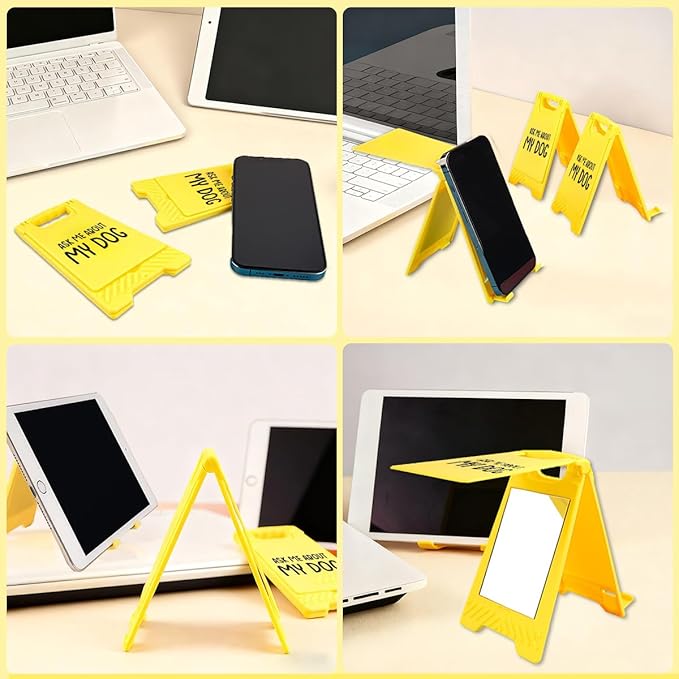 Funny Office Desk Accessories,Motivational Affirmations Office Cubicle Decor,Phone Holder Mirror Acrylic Table Signs,Library Desk Decor，Dog Gifts for Women Men Coworker Dogs Mom (My Dog)