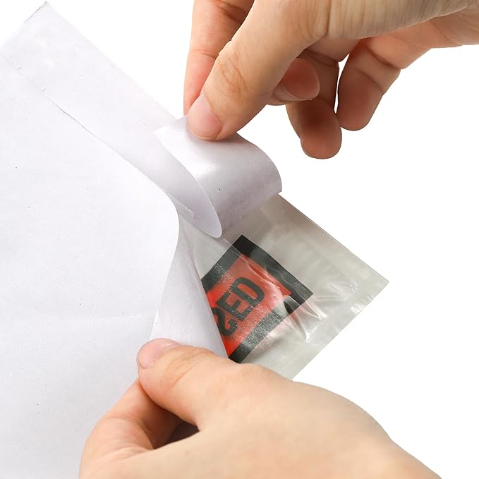 Nicunom 1000 Pcs Packing List Envelopes 4.5" x 5.5", Clear Adhesive Invoice Packing Slip Envelope Pouches Shipping Label Sleeves Top Loading Packing List Enclosed Bags for Mailing