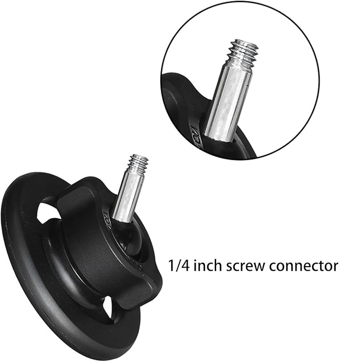 Lonfgrc Magnetic Camera Mount with 360 Degree Rotation Quick Install Webcam Holder Wall Hanging Indoor Camera Bracket Base