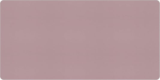 Bloss Pink Desk Mat, Large Mouse Pad, Non-Slip Desk Protector Mat, Leather Desk Blotter, Waterproof Desk Pad for Make Up Desk/31.5×15.7 Inch
