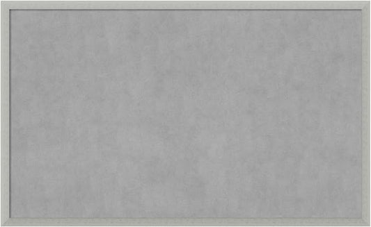 Amanti Art Silver Framed Magnetic Board 26x42 Large Vision Board for use with Magnets, 100% Metal Sheet to Display Items as Office Decor or for Home Organization in mudroom, Kitchen or Kids Room