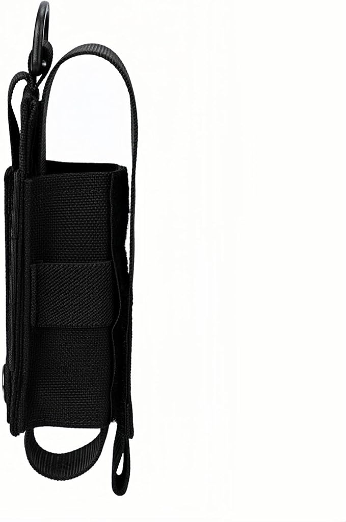 Tactical Flashlight Holster MOLLE Torch Holder MK4 OC/Mace Pepper Spray Canister Carrier EDC Flash Light Pouch Multitool Case with Strap&Snap Clip for Duty/Combat Belt Backpack Vest Chest Rig
