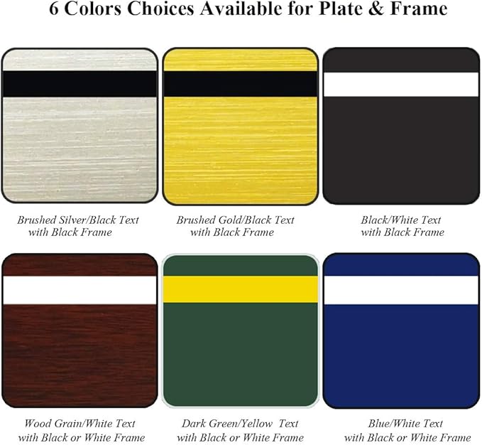 Custom Engraved Door Suite Wall Sign | Office Sign | Personalized Wall Plaque | Business Doctor Law Firm Home Office Cafe Shop | Up to 5 Text Lines | Adhesive Backed or Simple Keyhole Mounti (8" x 8")