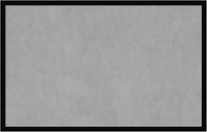 Amanti Art Black Framed Magnetic Board 21x33 Large Vision Board for use with Magnets, 100% Metal Sheet to Display Items as Office Decor or for Home Organization in mudroom, Kitchen or Kids Room