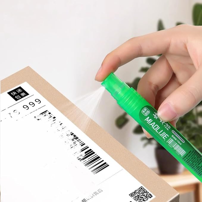 Liquid Paper Correction Fluid Pen, Green, 5.51 Inches, Quick-Drying Formula with Lanyard Attachment (Green)