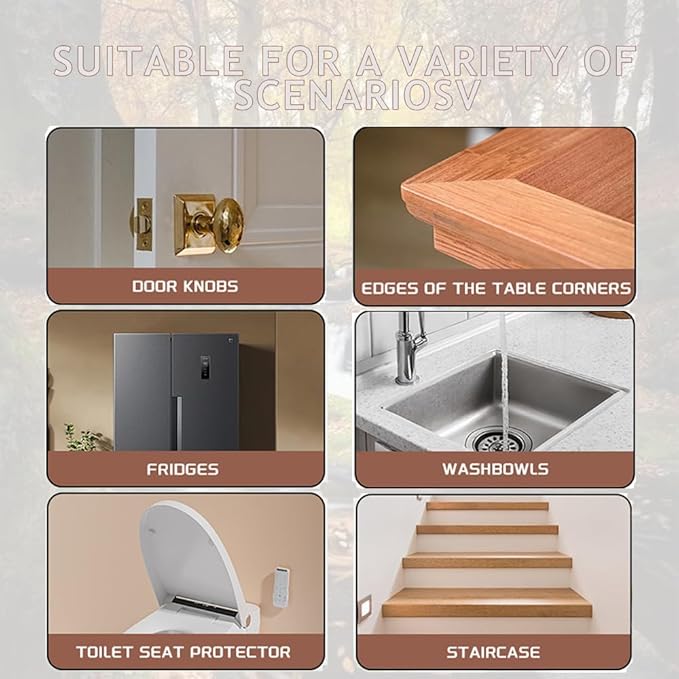 Baby Proofing Edge Protector for Baby 16.4ft Clear Edge Protector Strip Safety Corner Guards Child Proof Corner Bumper for Furniture