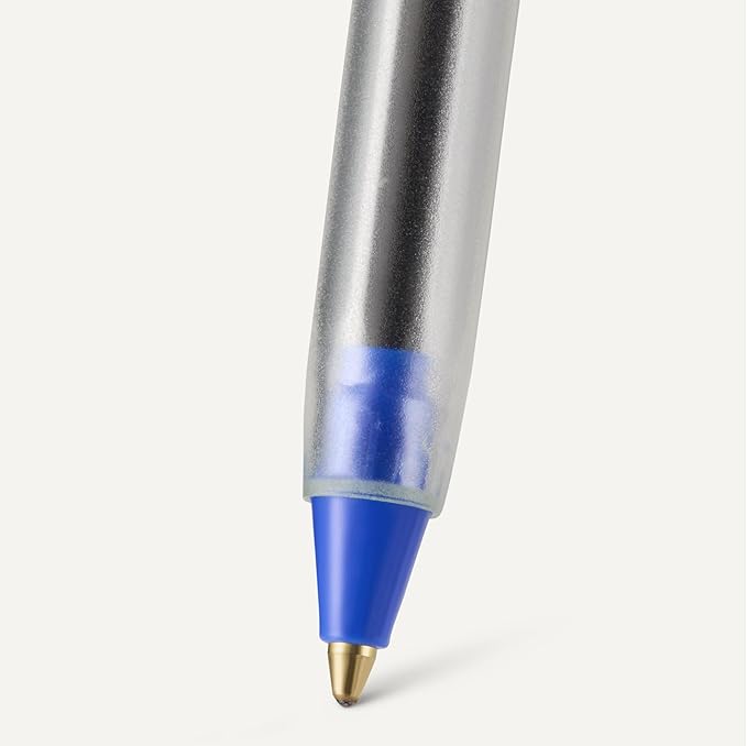 Amazon Basics Ballpoint Pens, 1.0mm, Blue, 12 Pack