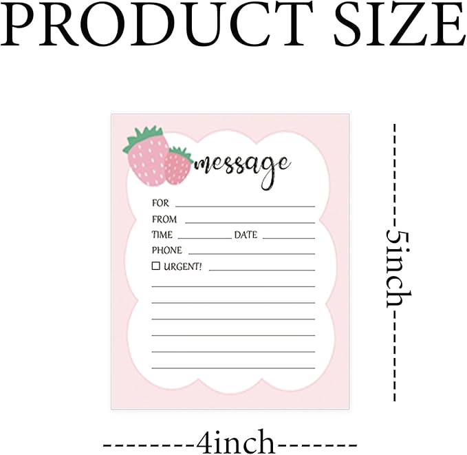 6 Pieces Telephone Message Sticky Notes Pads 4 x 5 Inch Self Adhesive Book Call Back Notepad for Work Call, Office Supplies 50 Sheets/Pack 6 Design (Pink)