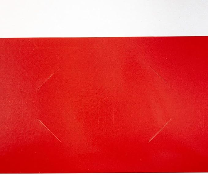 JAM PAPER Laminated Two Pocket Glossy Folders - Red - 3/Pack