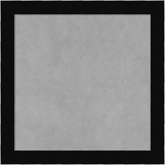 Amanti Art Black Framed Magnetic Board 19x19 Small Vision Board for use with Magnets, 100% Metal Sheet to Display Items as Office Decor or for Home Organization in mudroom, Kitchen or Kids Room