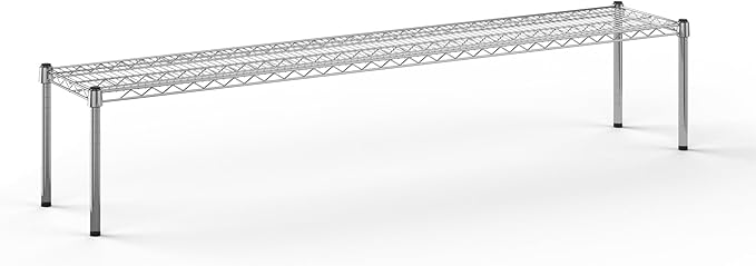 Regal Altair 14" Deep x 72" Wide x 14" Height Wire Shelving Kit | 1-Tier | NSF Commercial Storage Rack Unit