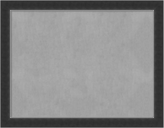 Amanti Art Black Framed Magnetic Board 21x27 Medium Vision Board for use with Magnets, 100% Metal Sheet to Display Items as Office Decor or for Home Organization in mudroom, Kitchen or Kids Room