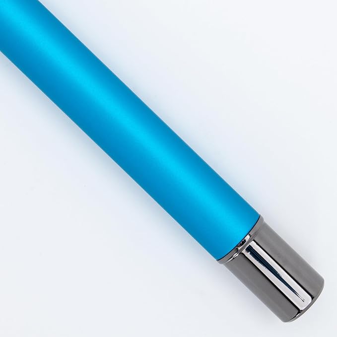 Monteverde USA Ritma Fountain Pen in Turquoise – Medium Nib, Balanced JoWo Stainless Steel, Refillable Ink Cartridge/Converter – Perfect for Professionals & Writing Enthusiasts