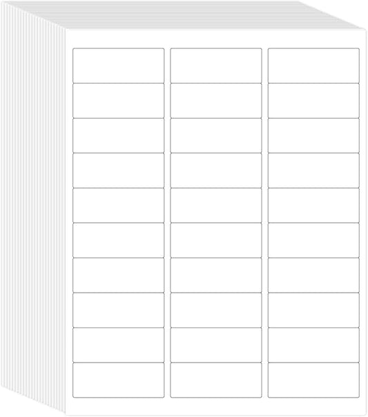 L LIKED Printable Address Labels, 1" x 2-5/8", 15000 Labels, 30 per Sheet, Blank Mailing Labels for Envelopes (500 Sheets)