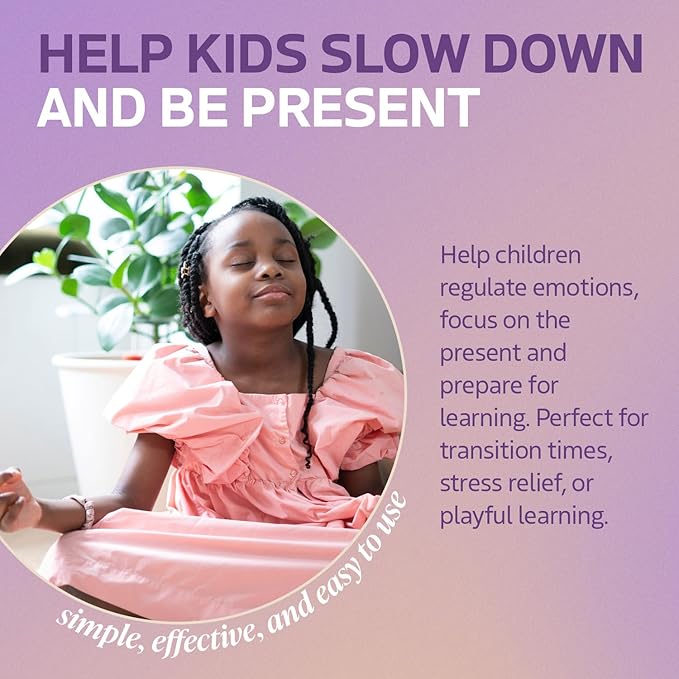 Mindfulness Cards for Kids, Meditation and Brain Focus for Yoga Classroom, Calm Corner Kit, Play Therapy, Affirmation Cards, Social Emotional Games, Mind Brain Emotion Connection, or Relaxation