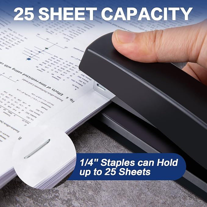 Deli Staples, 50000 Staples, Standard Staples for Desktop Staplers, 1/4'' Length, 210/Strip, 10 Boxes of 5000 Each