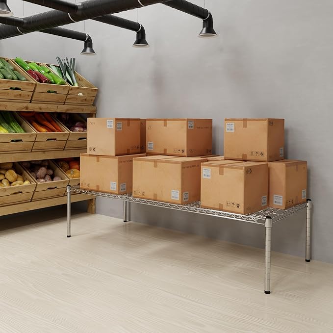 Regal Altair 24" Deep x 60" Wide x 14" Height Wire Shelving Kit | 1-Tier | NSF Commercial Storage Rack Unit